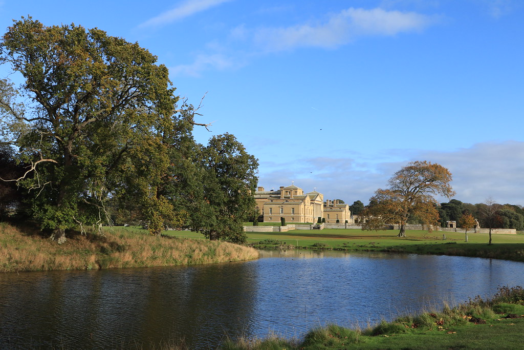 Holkham Park Lake & Holkham Hall View of Holkham Park Lake… Flickr