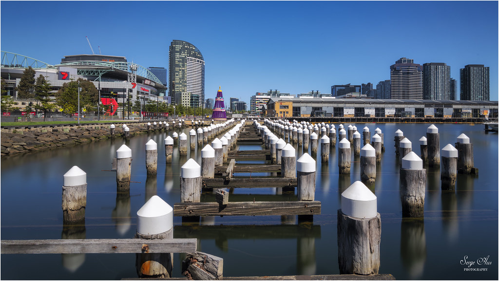 Victoria dock. Melbourne docklands Serge Aus Flickr