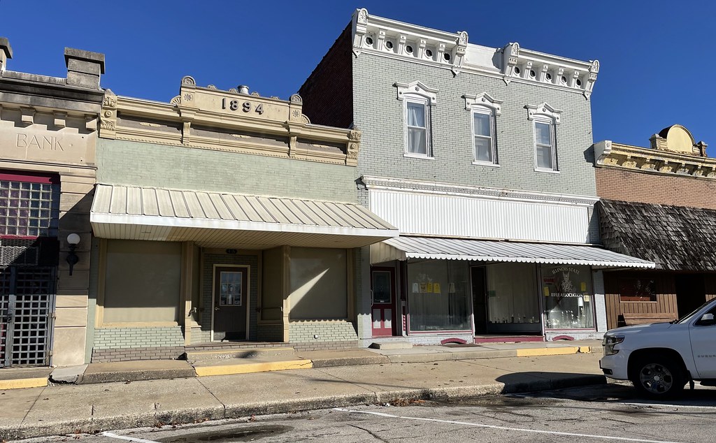 Commercial Storefront Buildings (Chatsworth, Illinois) Flickr