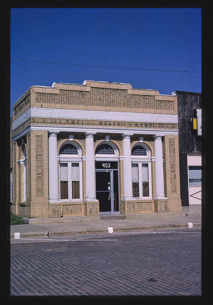 The Adair News, Auduban Street, Adair, Iowa (LOC) Margolie… Flickr