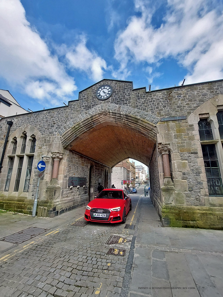Clock Bridge Caernarfon city walls. Wales. Kev Cook Flickr