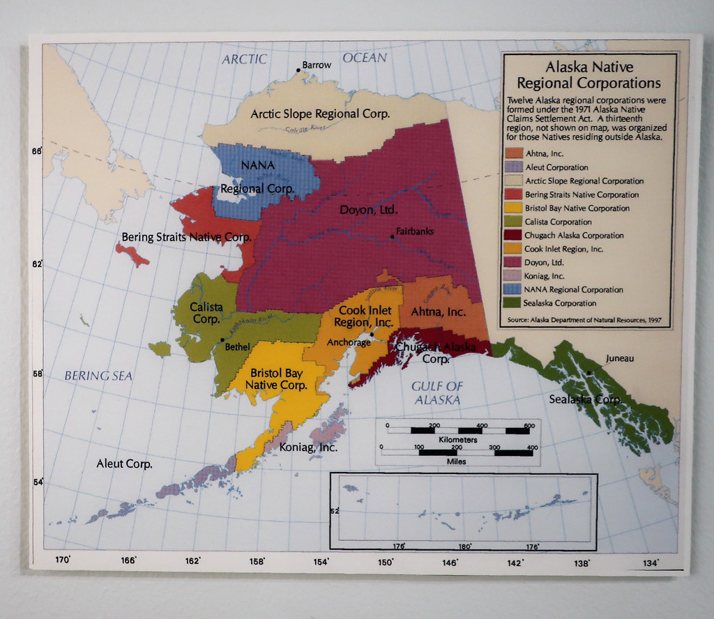 Alaska Native Regional Corporations Map Valdez Museum & Hi… Flickr