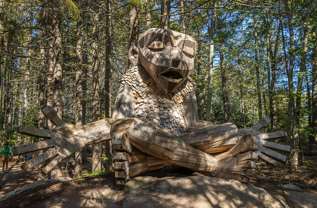 Troll sculpture (Gro) 2 Coastal Maine Botainical Garden, … Flickr
