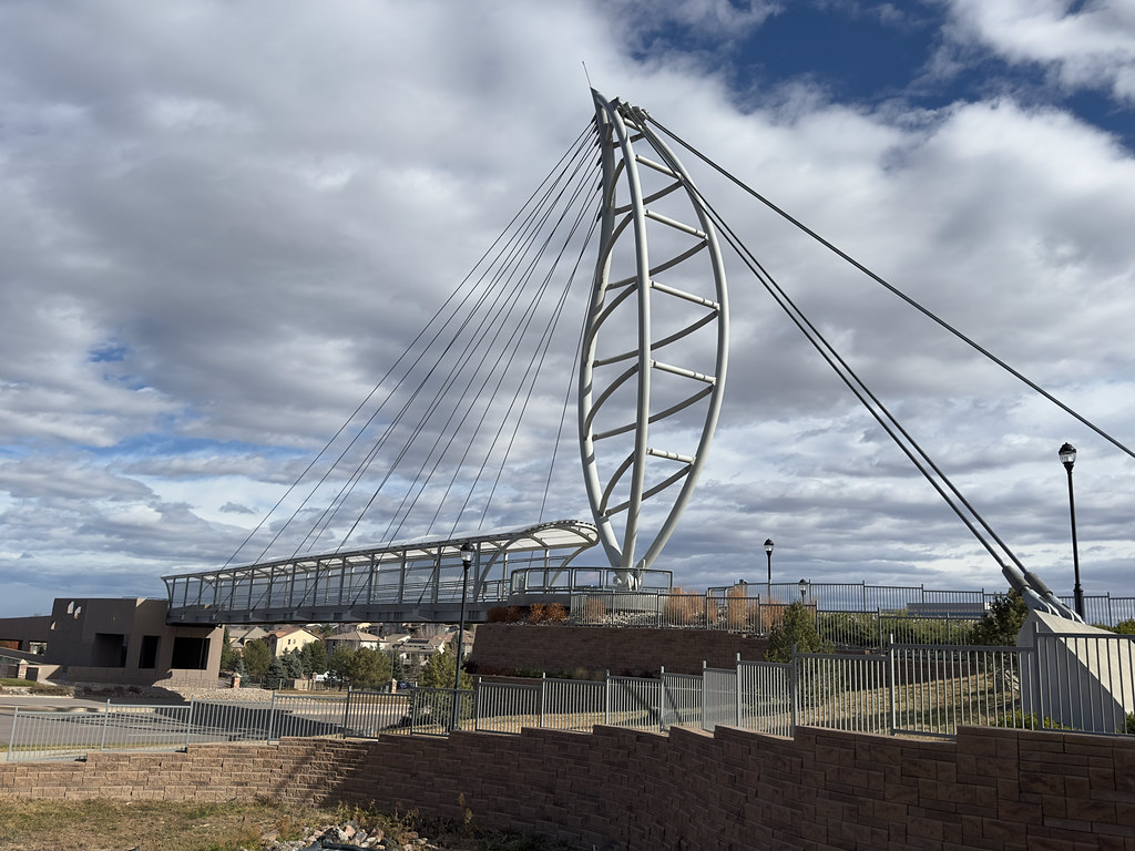 Leaf Pedestrian Bridge Lone Tree, Colorado The Lone Tree… Flickr