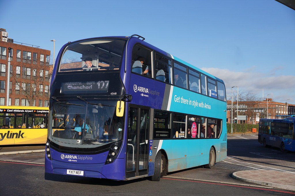 Off to Shepshed Leaving St Margarets bus station on 1711… Flickr