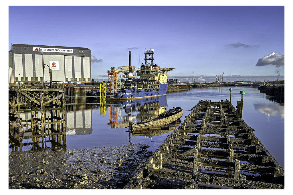 Middlehaven Docks Riverside Middlesbrough. Chris Baldock Flickr