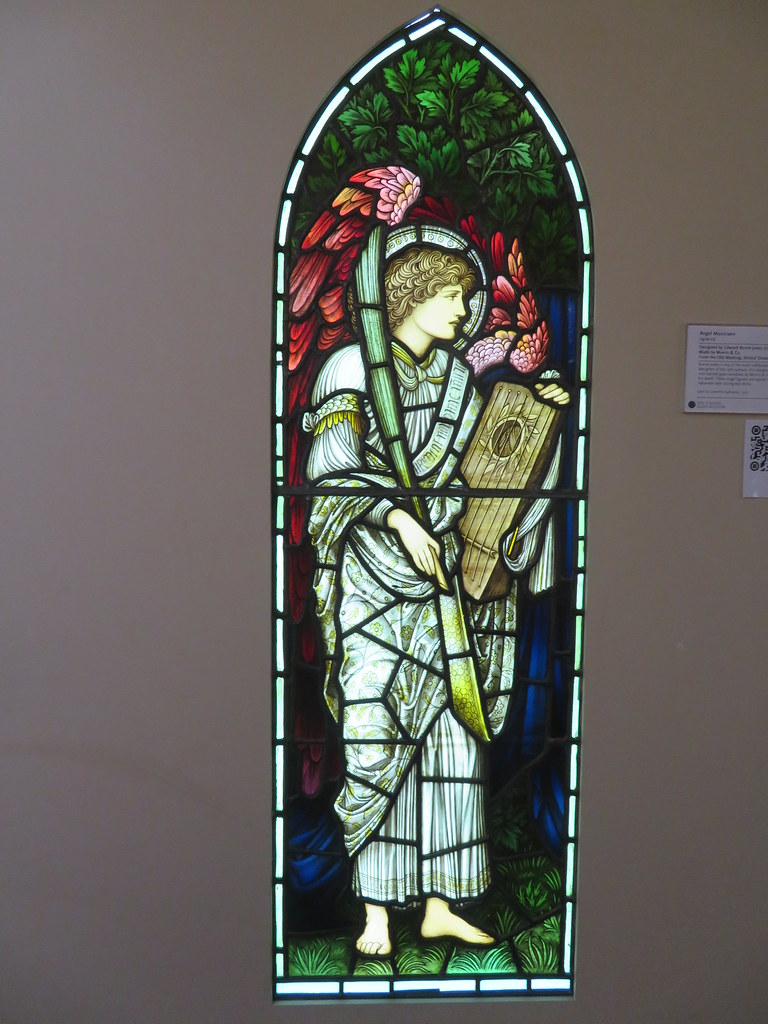 Stained Glass Museum, Ely Cathedral Angel Musicians, 1910… Flickr