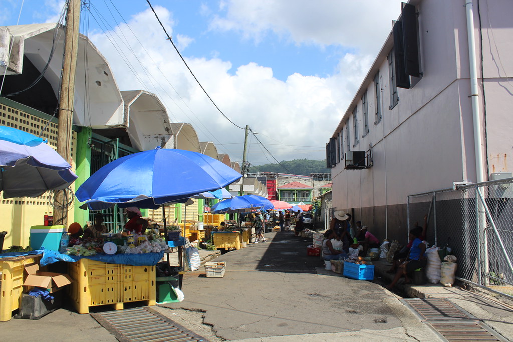 Market Roseau, Dominica B C Flickr