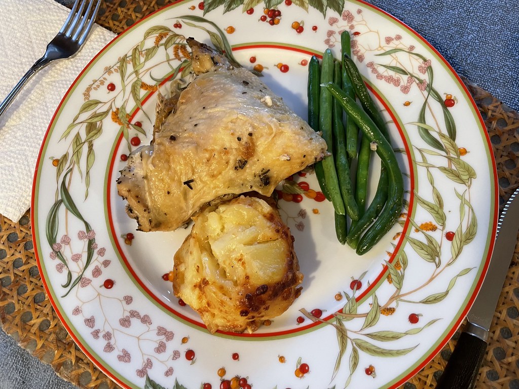 Wegmans (Takeout) Roasted Rosemary Chicken Potato Gratin … Flickr
