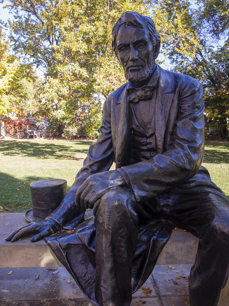 Lincoln Statue in Boise State of Abraham Lincoln in Boise,… Flickr