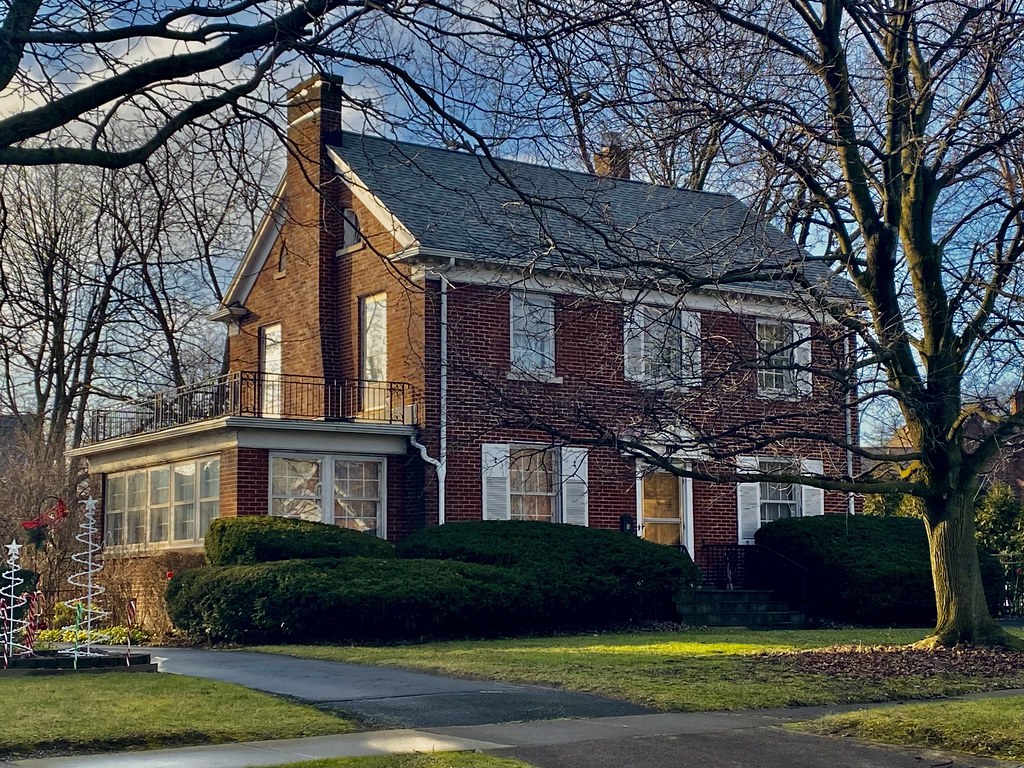 Louis E. Moschel House, Treehaven, Buffalo, December 2021 Flickr