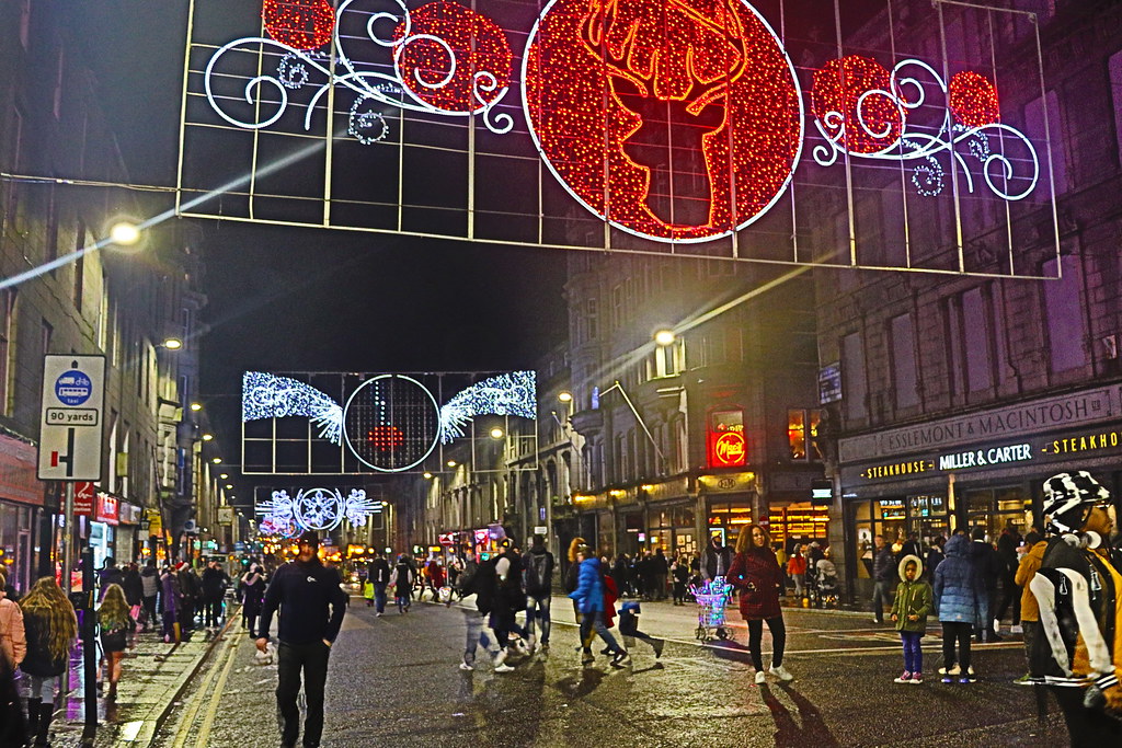Aberdeen Christmas Lights,Union Street_nov 23_21973 Flickr