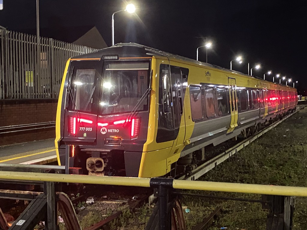 New Merseyrail Train at Rock Ferry Ryan Ninnnes Flickr