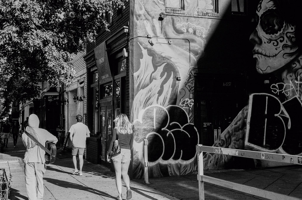 U Street, NW Washington, DC Nikon F6 Cinestill BW sir_duncan_ip