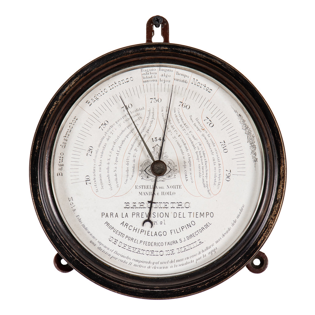 "Padre Faura" Barometer LA ESTRELLA DEL NORTE An antique '… Flickr