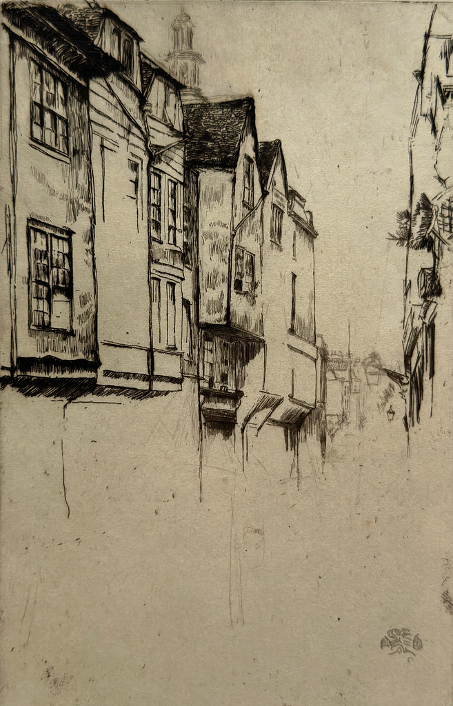 1887, James McNeill Whistler, Wych Street, London Natio… Flickr