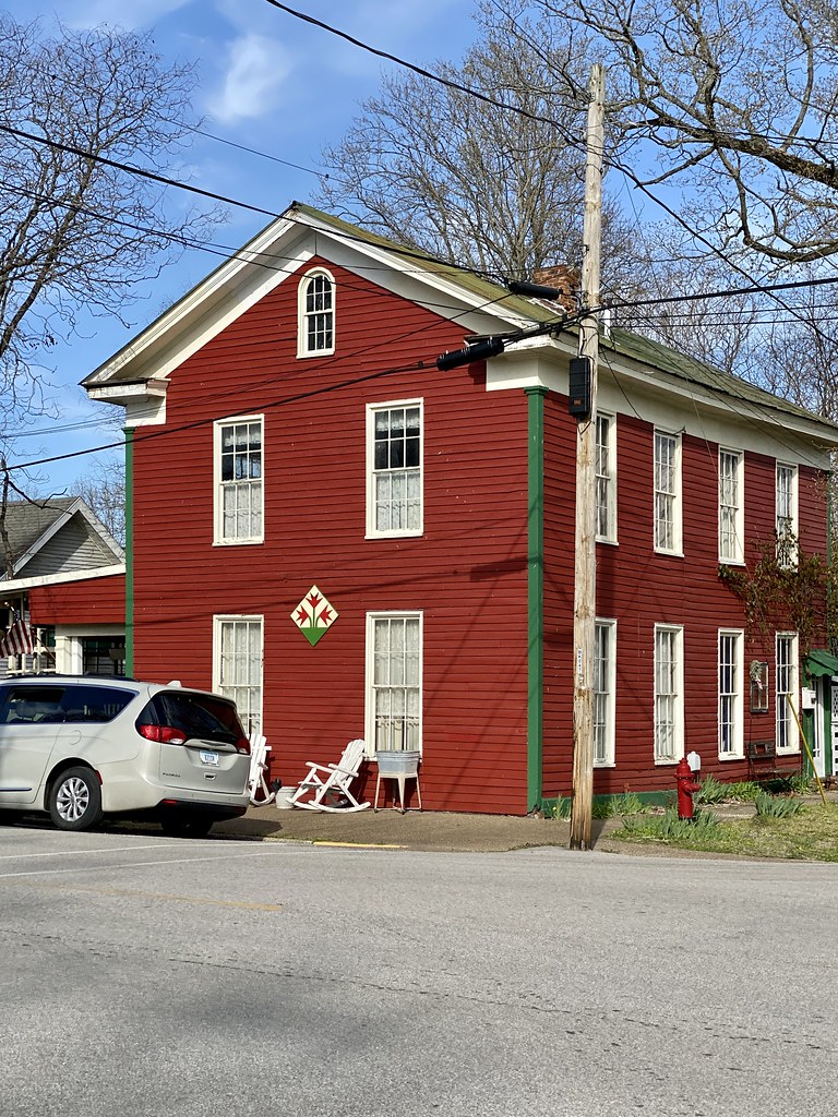 Steam Mill Street and Main Street, New Harmony, IN Flickr