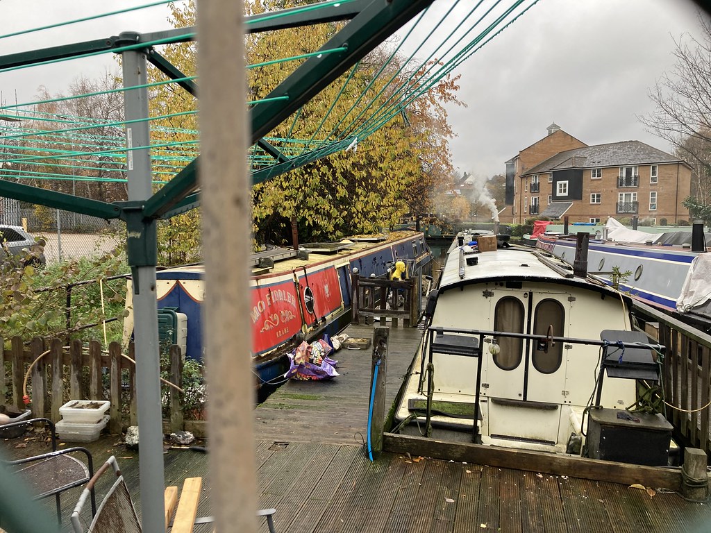 Narrow boats ,Hemel Hempstead ,Herts yesterday . Alan Biggs Flickr