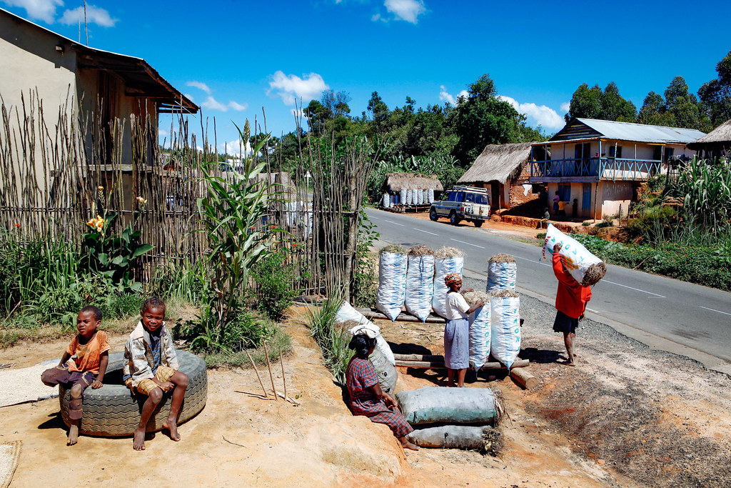 Charcoal for sale in Madagascar MDG, Madagaskar , Moramang… Flickr
