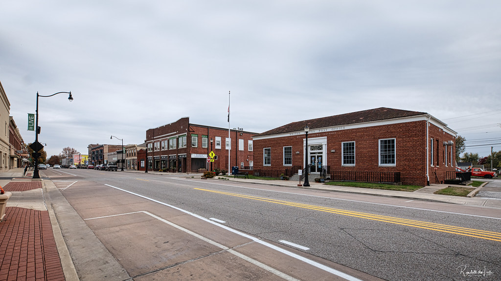 Looking East On W. Main St. From Post Office, Mount Sterling, Illinois