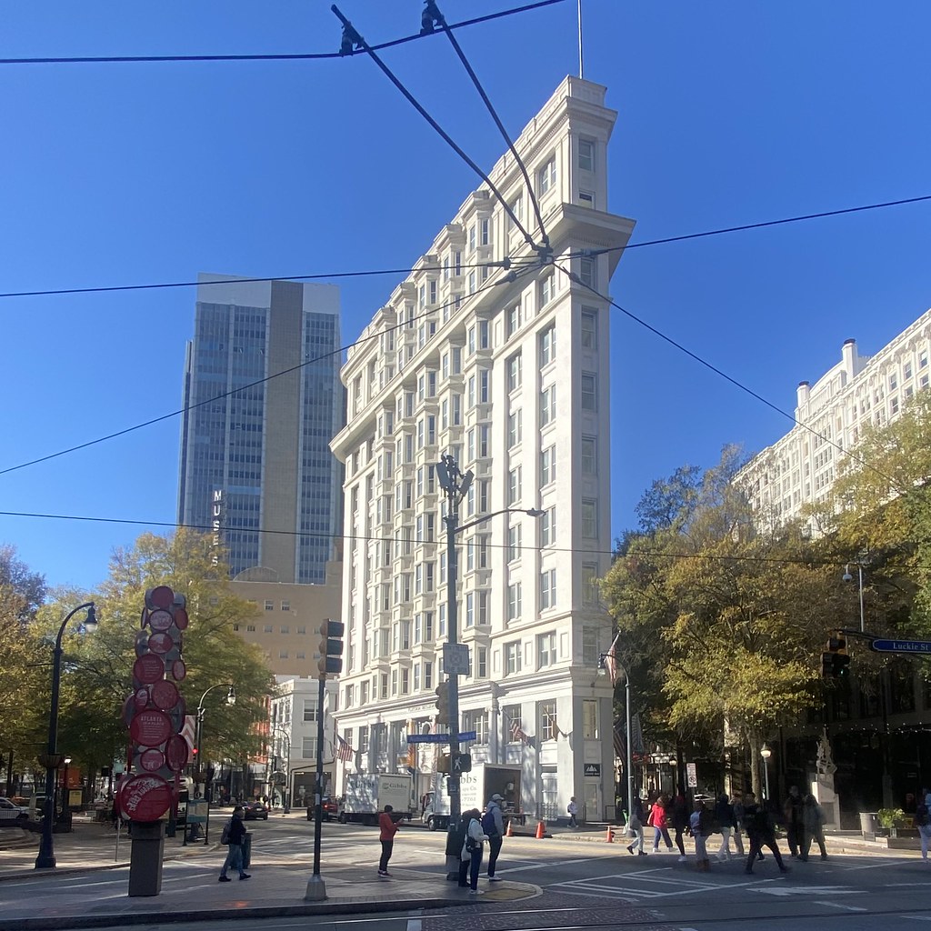The thin end of Atlanta’s Flatiron Building. Predating Ne… Flickr