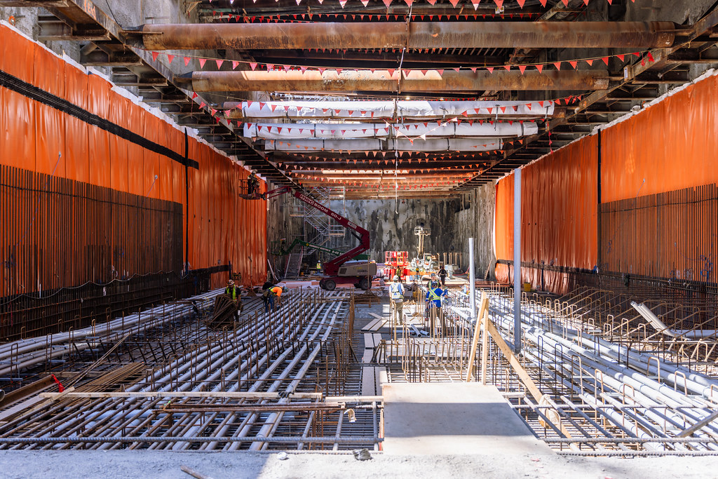 Broadway Subway ProjectRebar Rebar pipes at the future Oa… Flickr