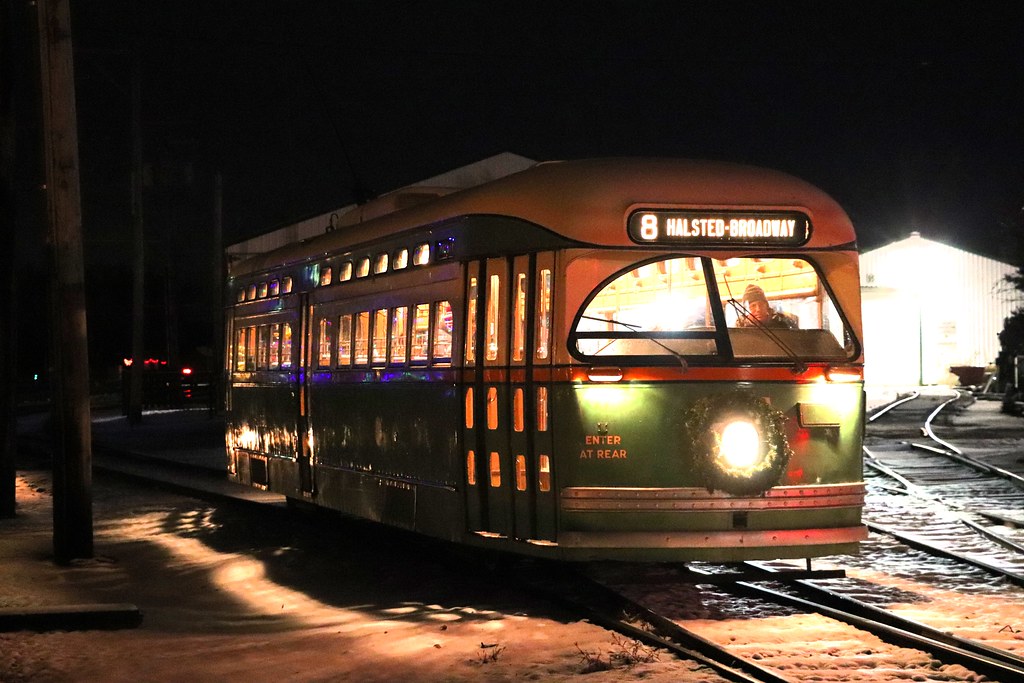 Halsted Night Car CTA 4391 at IRM in Union, IL. Keith Pokorny Flickr