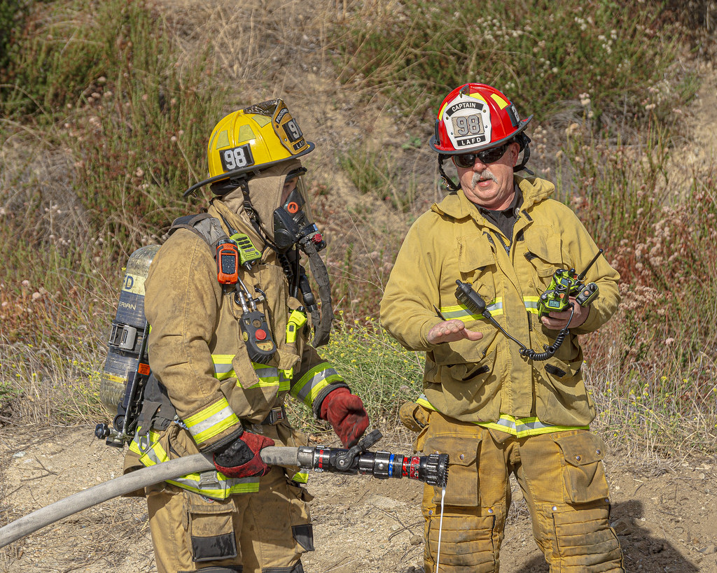 Big Rig Fire Extends to Brush At 954AM on November 30, 20… Flickr