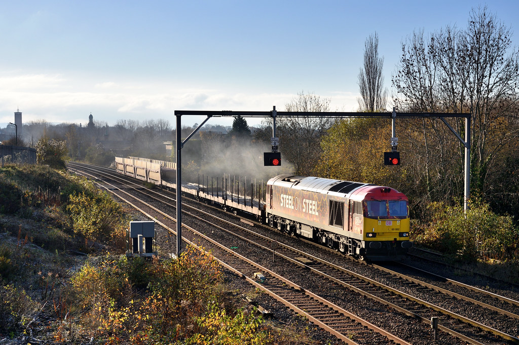 60062 Crewe Bank 60062 catches the winter sun at Crewe Ban… Flickr
