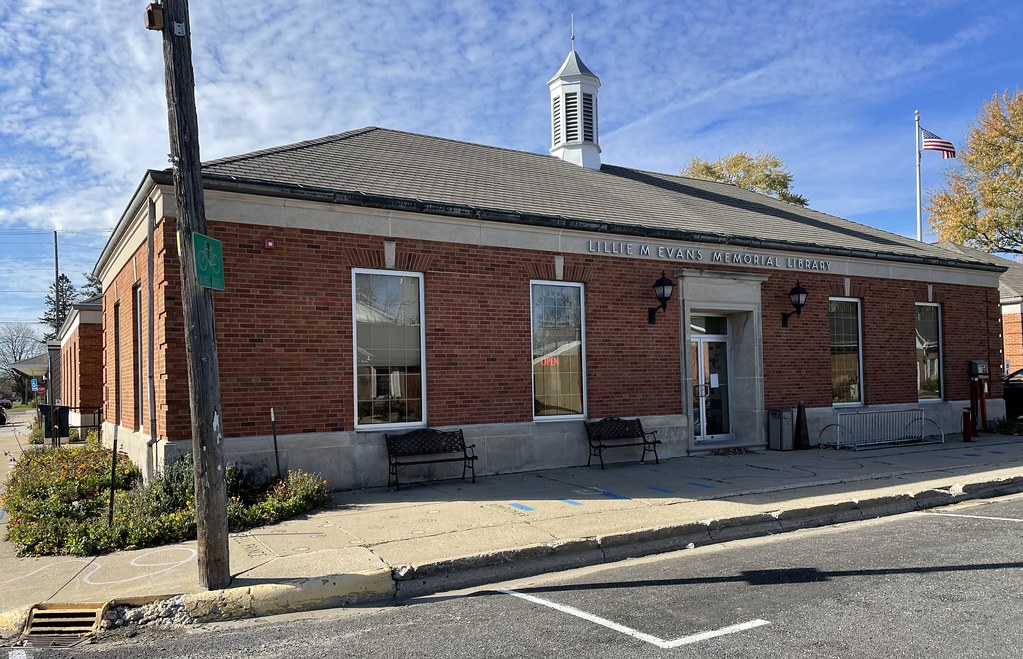 Lillie M. Evans Memorial Library (Princeville, Illinois) Flickr