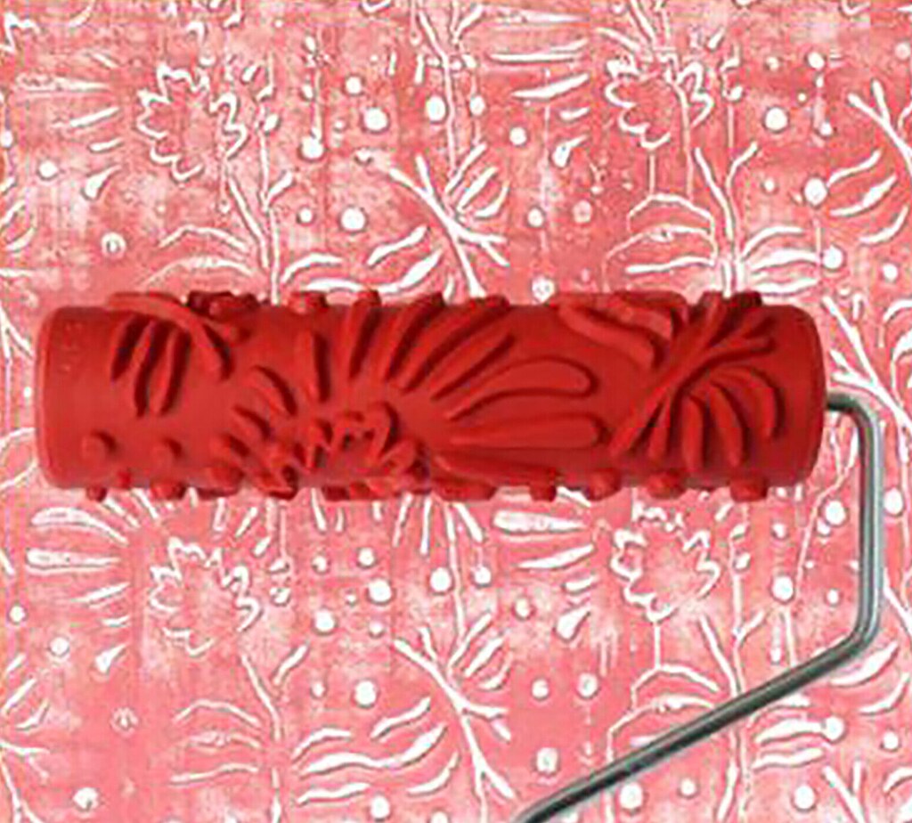 7 Inch Embossing Paint Roller Rubber Embossing Mold Flickr