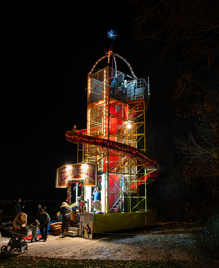 Helter Skelter at Wimpole Hall Wimpole Christmas Lights Flickr