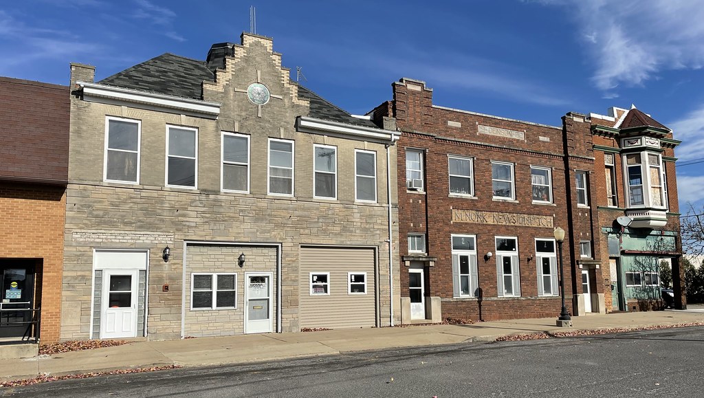 Old Minonk, Illinois City Hall and Denson Block The Denson… Flickr