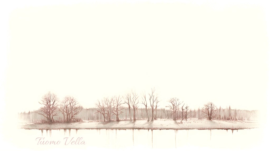 Ink_wash_painting_Bleak_Midwinter Tuomo Flickr