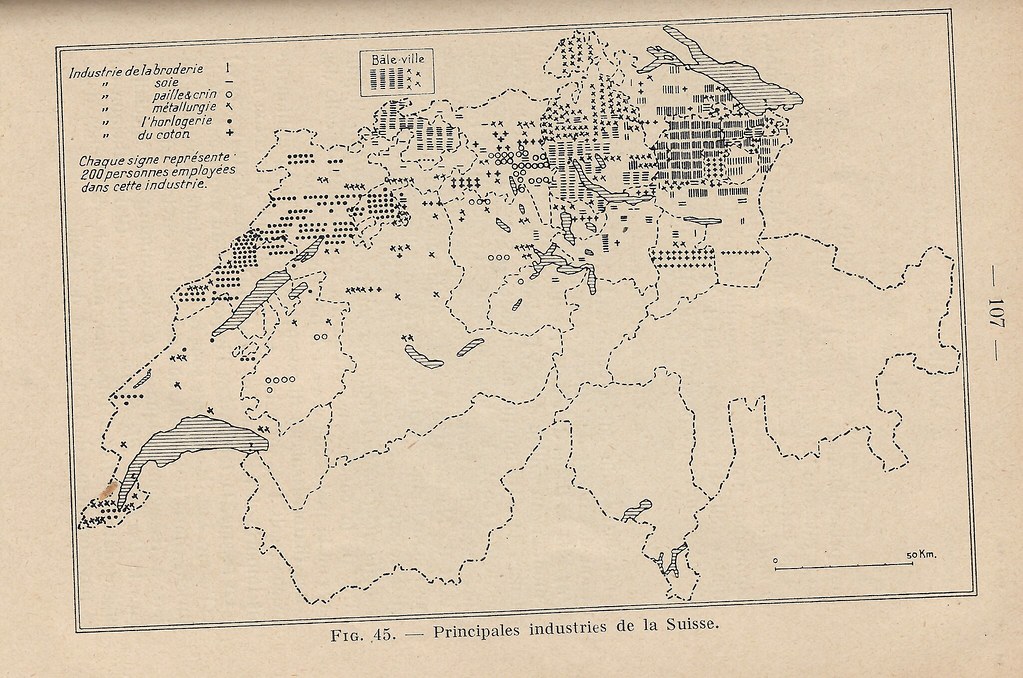 vintage swiss geography book diagram 2 géographie économiq… Flickr