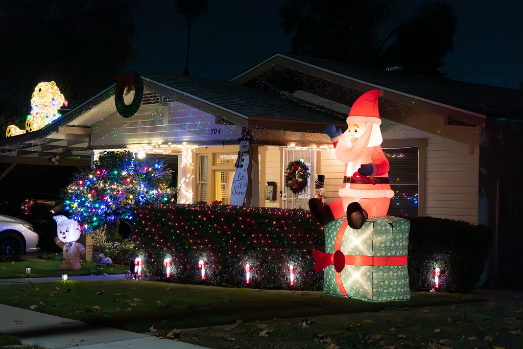 Merry Christmas from Fresno Christmas Tree Lane Fresno Ped… Flickr