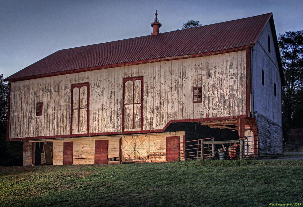 Light Painting of a Barn at Blue Hour, Hagerstown Maryland… Flickr