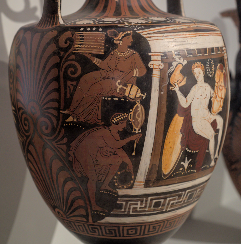 Apulian Red Figure amphora by the Baltimore Painter, 2 Flickr
