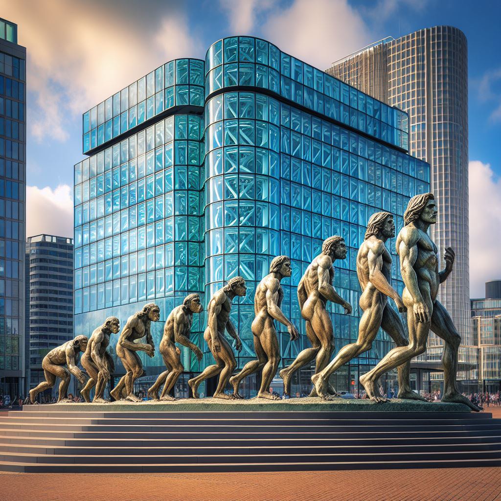 Human Evolution Statue hhschueller Flickr