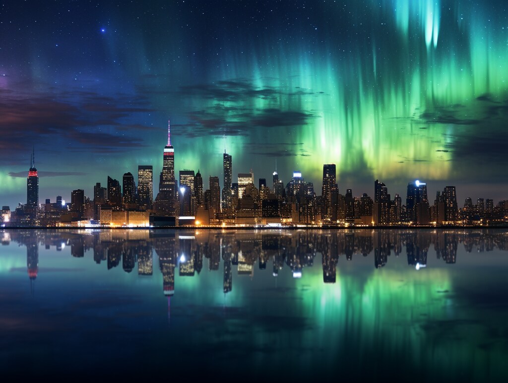 an aurora borealis above new york ar 43 an aurora borea… Flickr