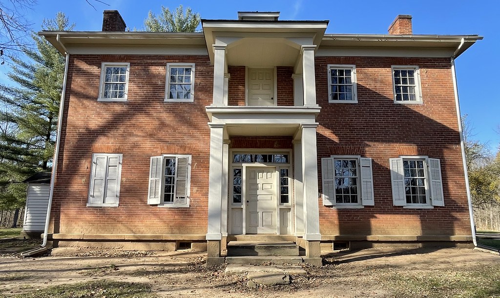 Lusk Home (Parke County, Indiana) Built in 1841, this love… Flickr