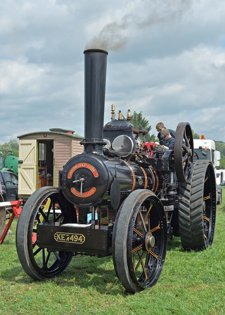 Fowler Engine.. John Fowler steam engine.. Harleynik Rides Again