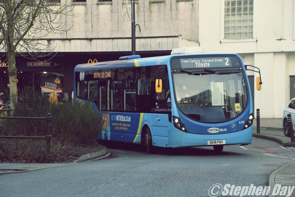 6119 Metrobus SK19FBV Wrightbus StreetLite DF. Crawley Bus… Flickr