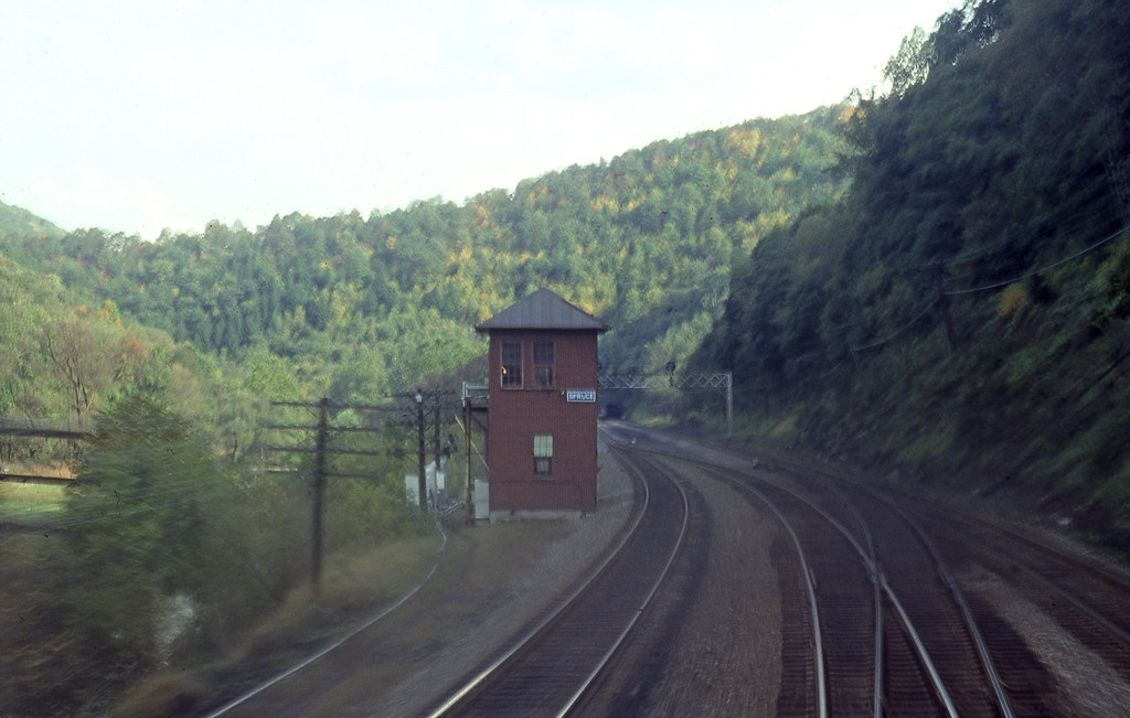 SPRUCE Tower; Spruce Creek, PA; October 1980 In a remote s… Flickr
