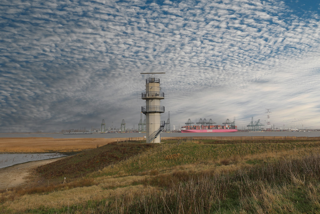 Radar tower Port of Antwerp Roland Tempels Flickr