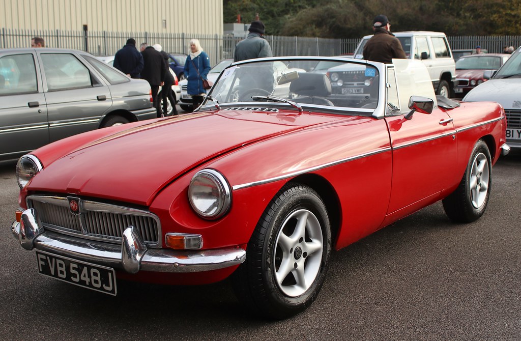 FVB 548J (2) 1971 MGB roadster. East Anglian Motor Auction… Flickr