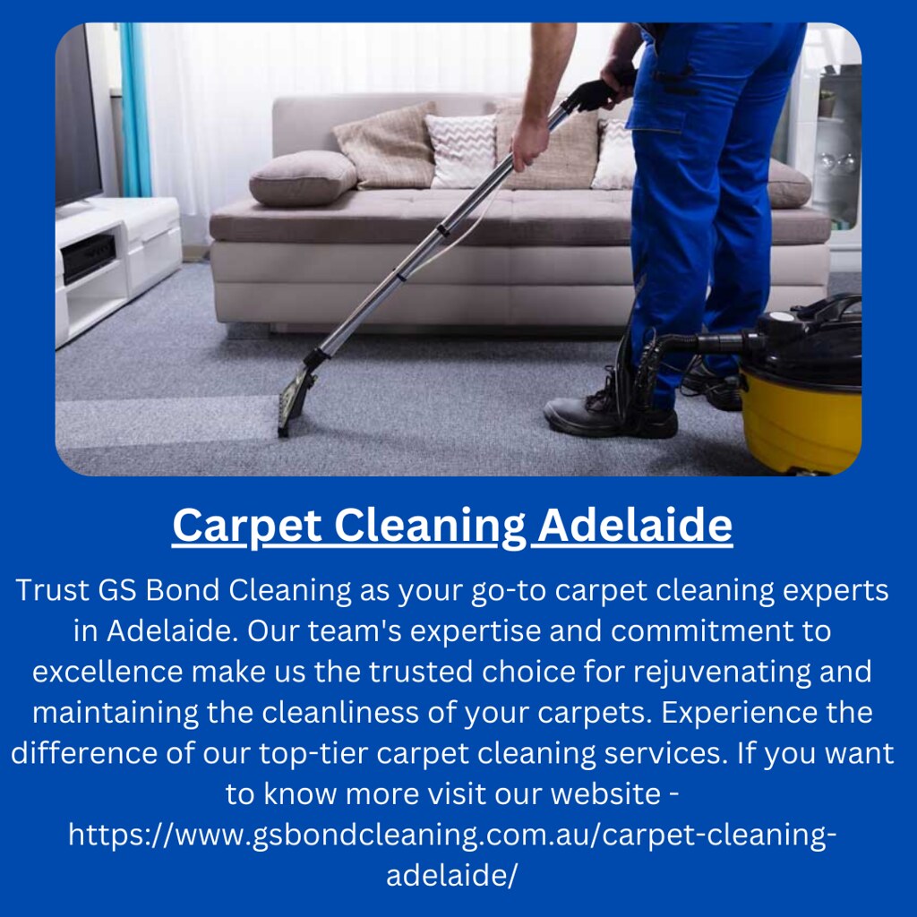 GS Bond Cleaning Adelaide's Premier Carpet Cleaning Serv… Flickr