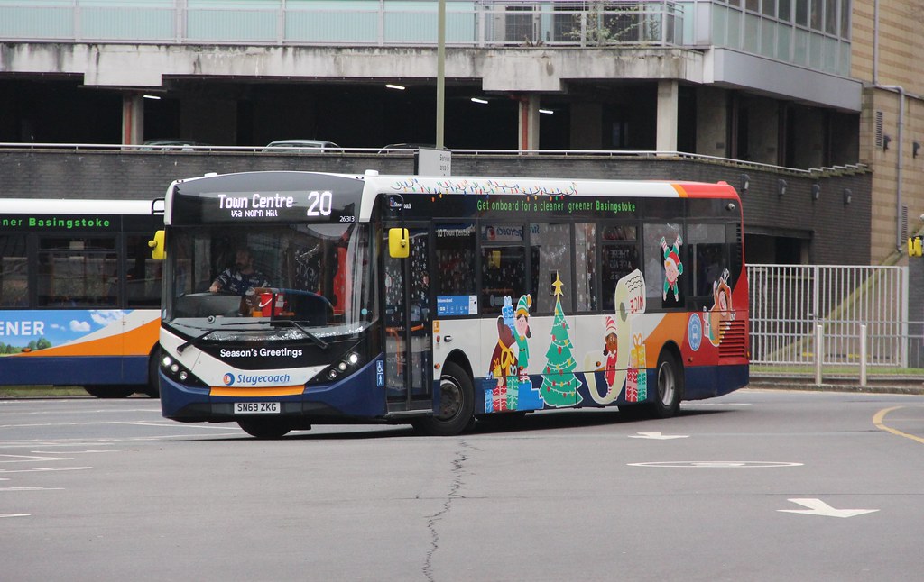26313 SN69ZKG STAGECOACH BASINGSTOKE CHRISTMAS BUS Flickr