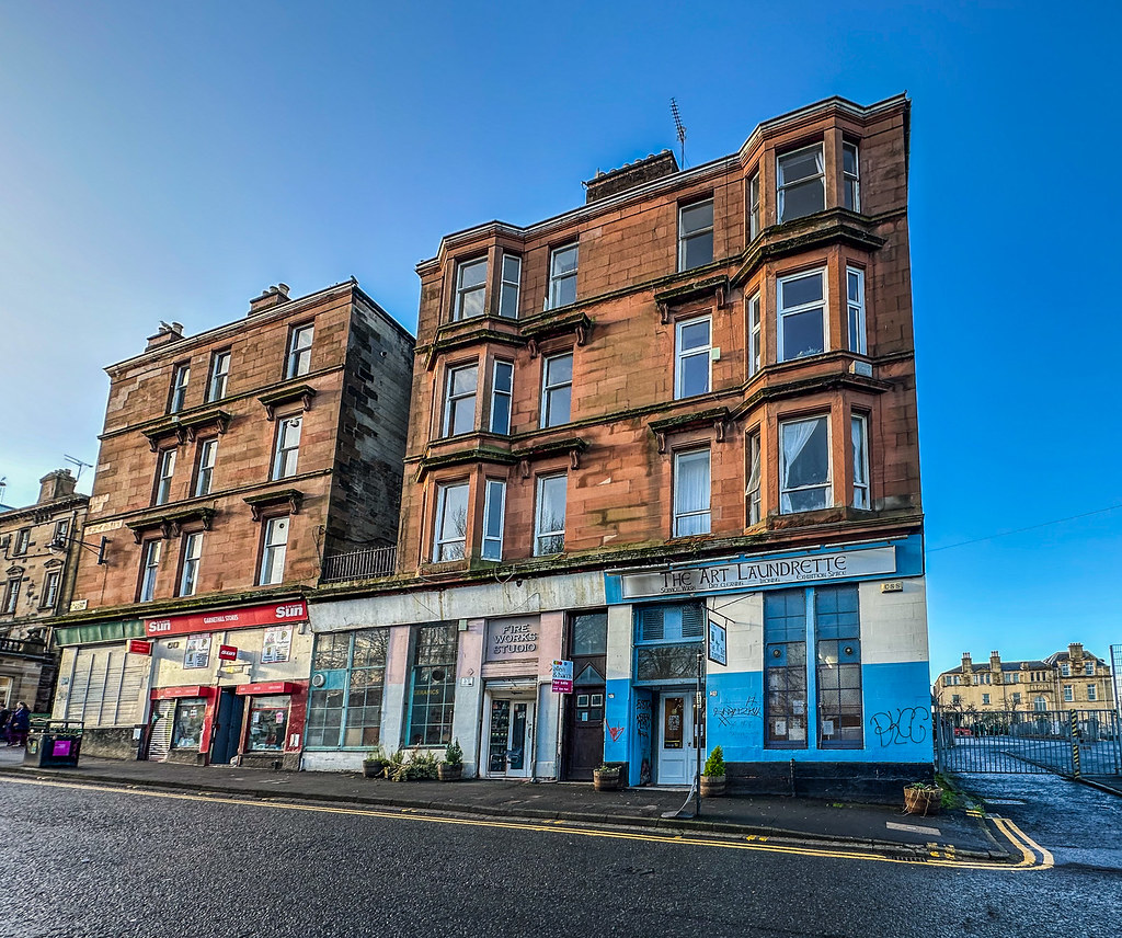 The Art Laundrette Glasgow laundrette that holds art exhib… Flickr