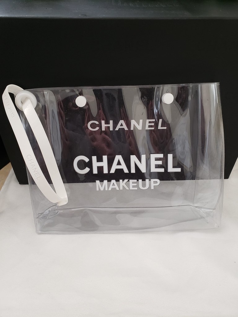 Chanel Clear Cosmetic Makeup Case Teresa's Closet Flickr